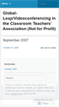 Mobile Screenshot of globalleap.wordpress.com