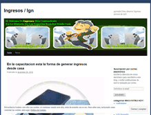 Tablet Screenshot of ingresos1.wordpress.com