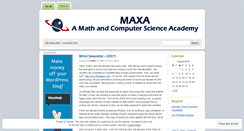 Desktop Screenshot of maxaacademy.wordpress.com