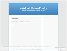 Tablet Screenshot of peterskriv.wordpress.com