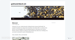 Desktop Screenshot of goldandblackdotnet.wordpress.com