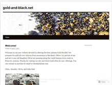 Tablet Screenshot of goldandblackdotnet.wordpress.com