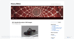 Desktop Screenshot of heavybike.wordpress.com