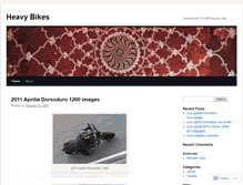 Tablet Screenshot of heavybike.wordpress.com