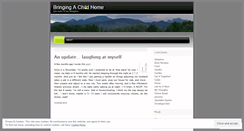 Desktop Screenshot of bringingachildhome.wordpress.com