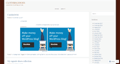 Desktop Screenshot of clothbagshoes.wordpress.com