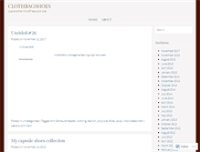Tablet Screenshot of clothbagshoes.wordpress.com