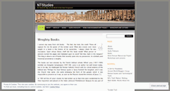 Desktop Screenshot of ntstudies.wordpress.com