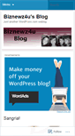 Mobile Screenshot of biznewz4u.wordpress.com