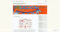 Desktop Screenshot of feedomfreedom.wordpress.com