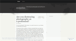 Desktop Screenshot of excipiolux.wordpress.com