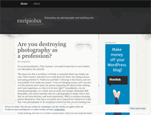 Tablet Screenshot of excipiolux.wordpress.com