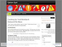 Tablet Screenshot of opinionspot.wordpress.com