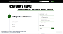 Desktop Screenshot of oswegosnews.wordpress.com