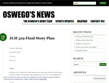 Tablet Screenshot of oswegosnews.wordpress.com