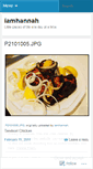 Mobile Screenshot of iamhannah.wordpress.com