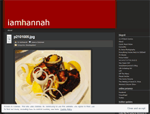 Tablet Screenshot of iamhannah.wordpress.com