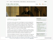 Tablet Screenshot of iamasonofgod.wordpress.com