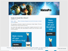 Tablet Screenshot of nintenpro.wordpress.com