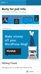 Mobile Screenshot of bullyps2info.wordpress.com