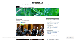 Desktop Screenshot of hopeforallmin.wordpress.com