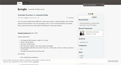 Desktop Screenshot of kevqiu.wordpress.com