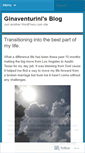 Mobile Screenshot of ginaventurini.wordpress.com