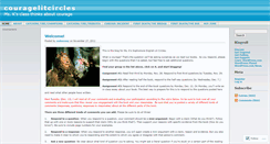 Desktop Screenshot of couragelitcircles.wordpress.com