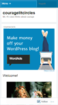 Mobile Screenshot of couragelitcircles.wordpress.com