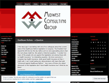 Tablet Screenshot of midwestconsultinggroup.wordpress.com