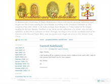 Tablet Screenshot of meditationescotidianae.wordpress.com