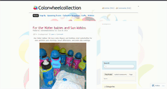 Desktop Screenshot of colorwheelcollection.wordpress.com