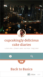 Mobile Screenshot of cupcakinglydeliciouscakediaries.wordpress.com