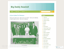 Tablet Screenshot of bigdaddyseashell.wordpress.com