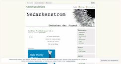 Desktop Screenshot of gedankenstrom.wordpress.com