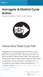 Mobile Screenshot of harrogatecyclegroup.wordpress.com