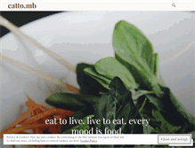 Tablet Screenshot of eatto.wordpress.com