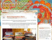 Tablet Screenshot of creativelyorganized.wordpress.com