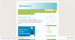 Desktop Screenshot of gabimartinez07.wordpress.com