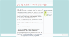 Desktop Screenshot of dianewrinklefree.wordpress.com