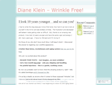 Tablet Screenshot of dianewrinklefree.wordpress.com