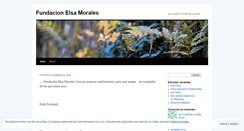 Desktop Screenshot of fundacionelsamorales.wordpress.com