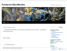 Tablet Screenshot of fundacionelsamorales.wordpress.com