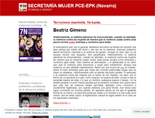 Tablet Screenshot of mujerpceepknavarra.wordpress.com