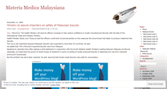 Desktop Screenshot of malaysianmedicine.wordpress.com