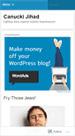 Mobile Screenshot of canuckjihad.wordpress.com