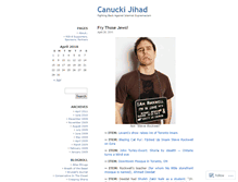 Tablet Screenshot of canuckjihad.wordpress.com