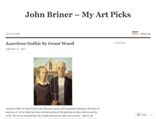 Tablet Screenshot of johnbriner.wordpress.com