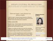 Tablet Screenshot of emiliaeiko.wordpress.com