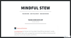 Desktop Screenshot of mindfulstew.wordpress.com